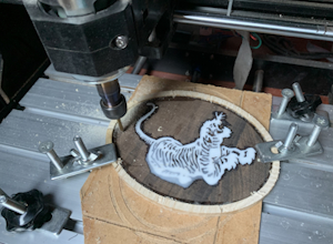 Usinage du couvercle Tiger