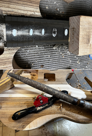 Façonnage du manche